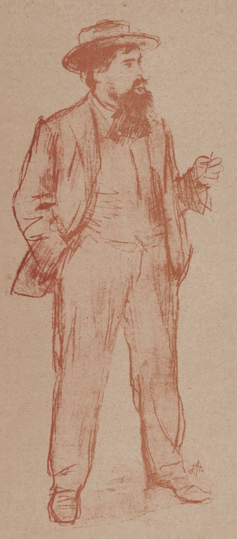 Retrat de Joan Brull per Ramon Casas, 1898 Retrat de Joan Brull per Ramon Casas, 1898
